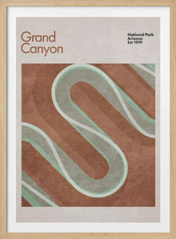 Canyon Wellenströmung | Poster