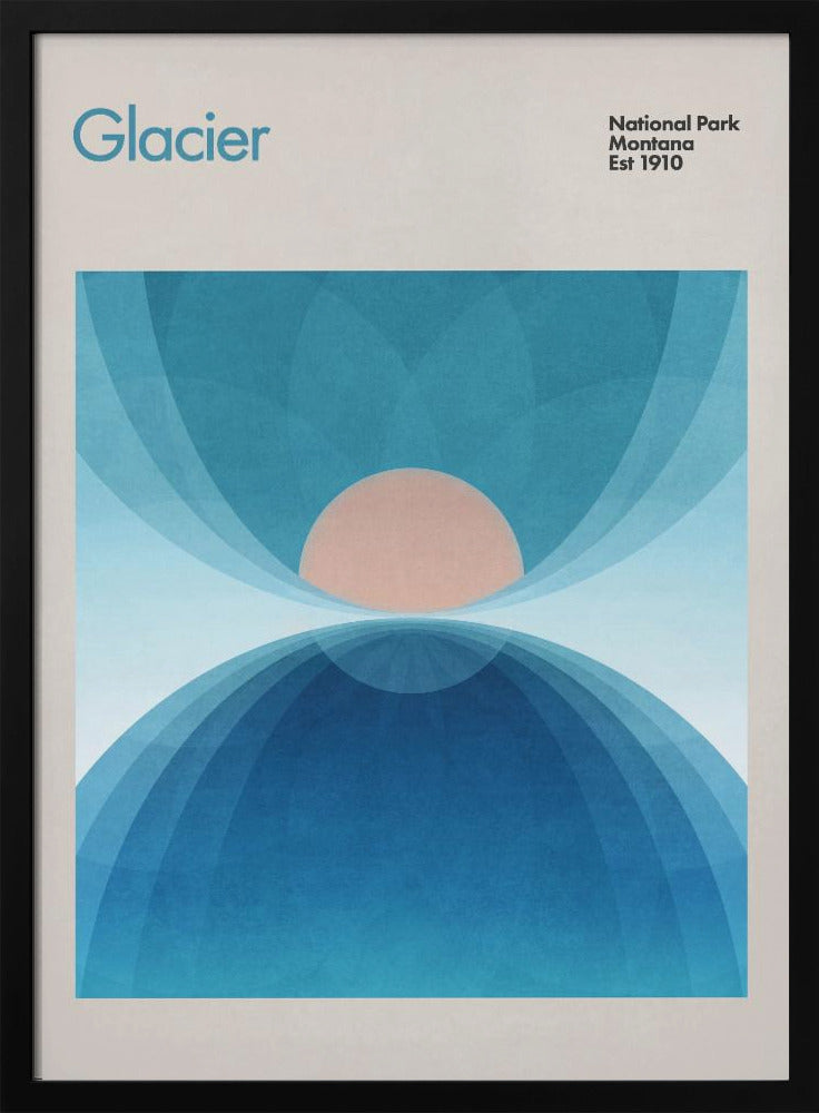 Ruhiger Gletscherblick | Poster