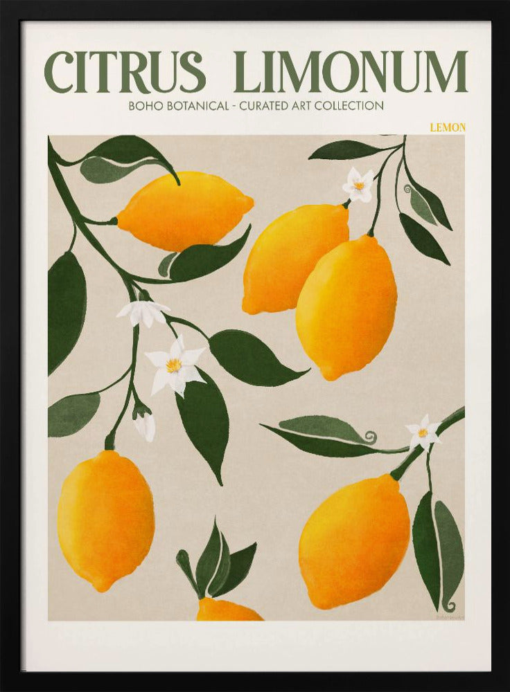 Golden Citrus Delight | Poster