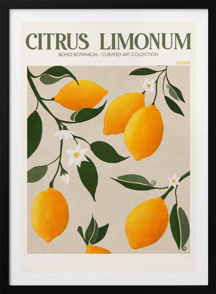 Golden Citrus Delight | Poster