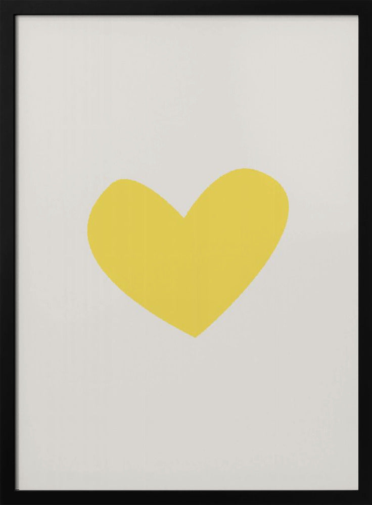 Herz Gelb | Poster