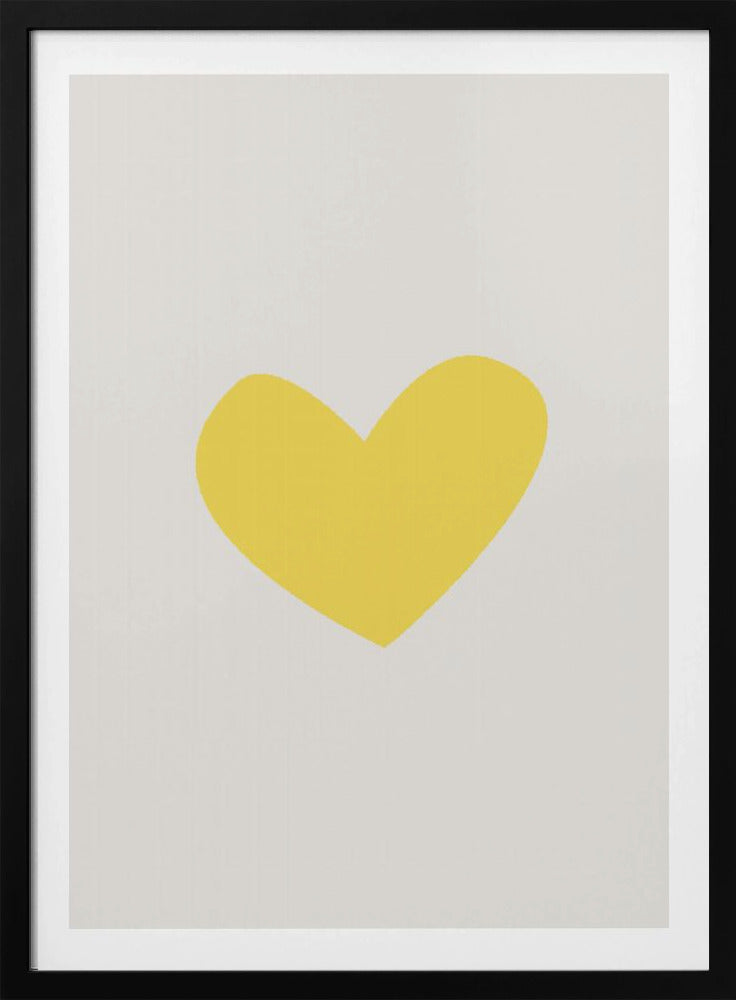 Herz Gelb | Poster