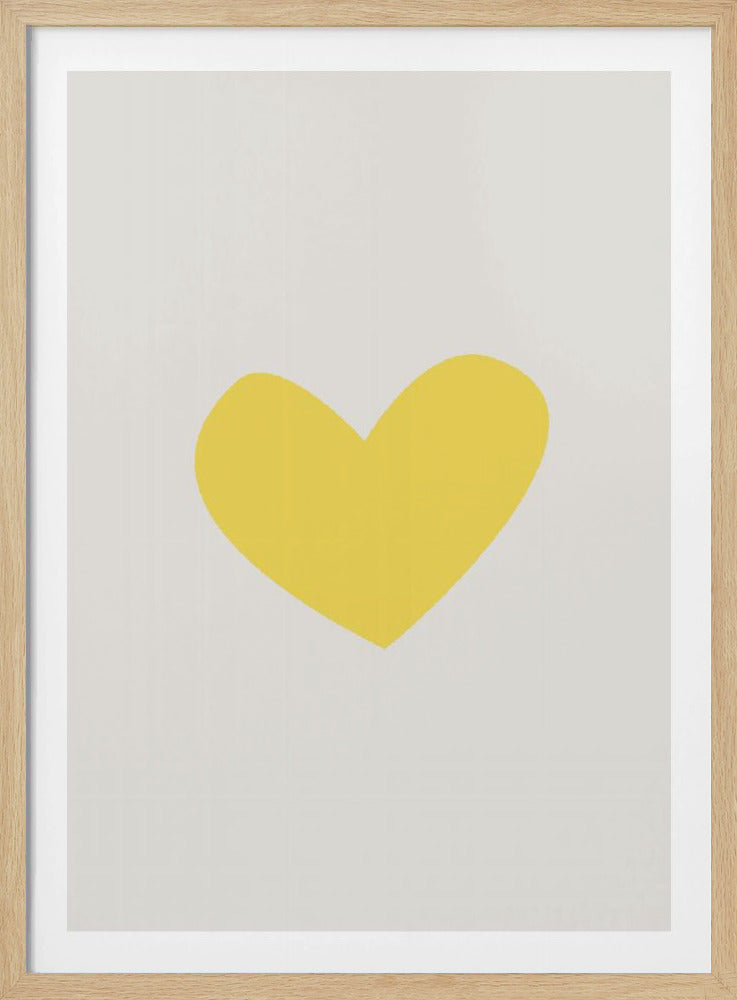 Herz Gelb | Poster