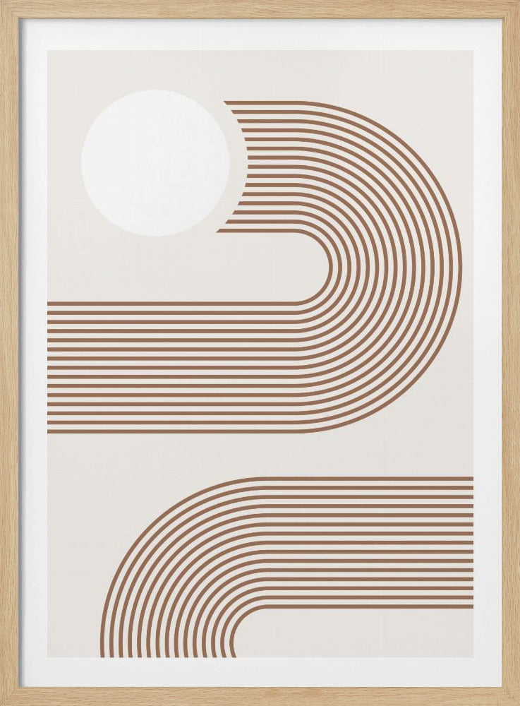 Beige Arc Poster | Poster