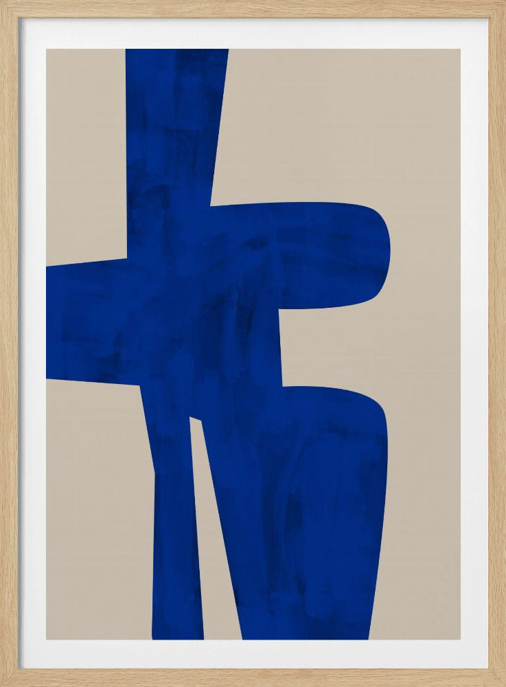 Blaue Harmonieform | Poster