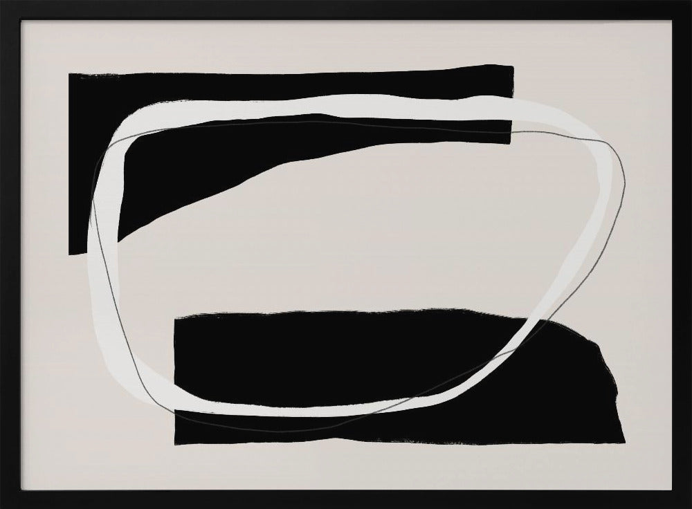 Monochromer Fluss | Poster