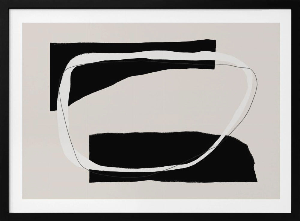 Monochromer Fluss | Poster