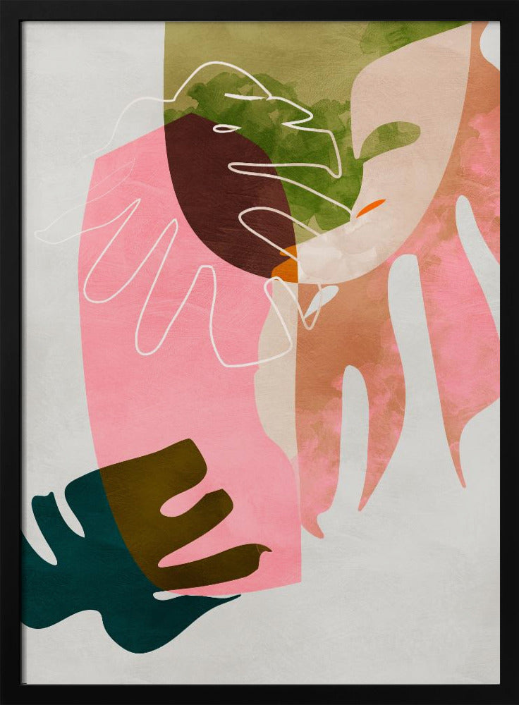 Blätter ausgeschnitten | Poster