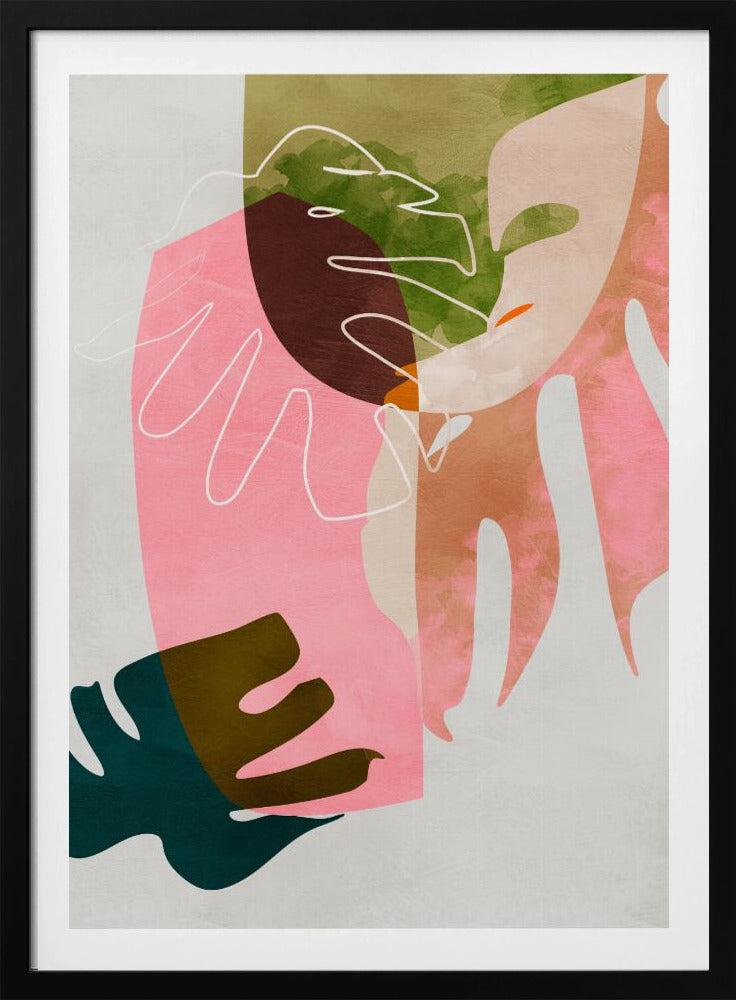 Blätter ausgeschnitten | Poster
