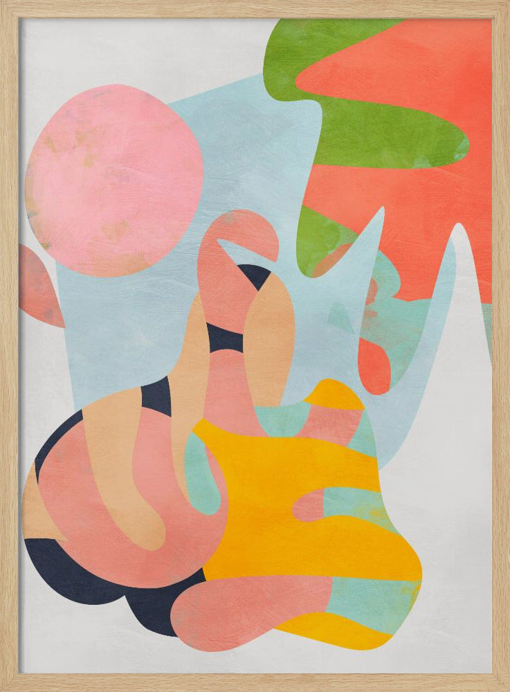 Pastel cut out | Poster