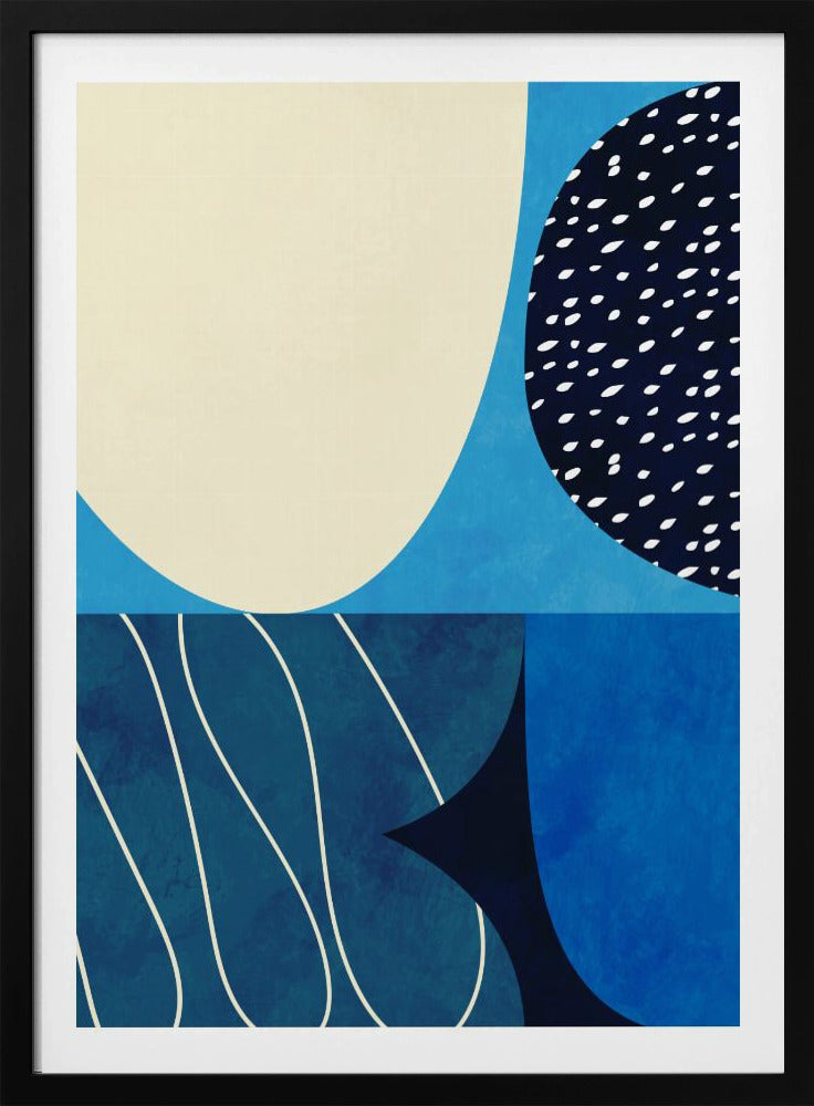 Shapes Play3 2blue | Poster