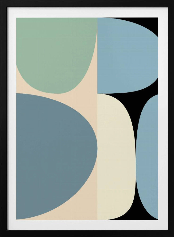 Pastell 17 aus der Mitte des Jahrhunderts | Poster