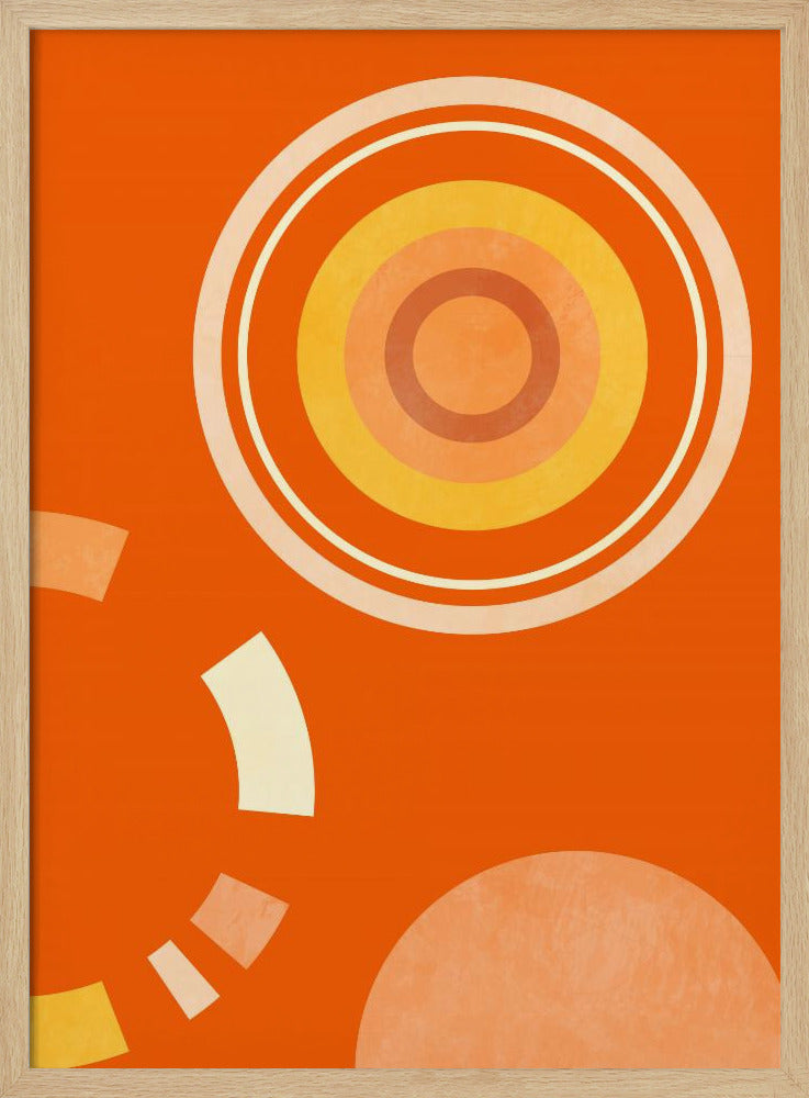 Frühlingsmitte Rhapsodie Orange 4 | Poster