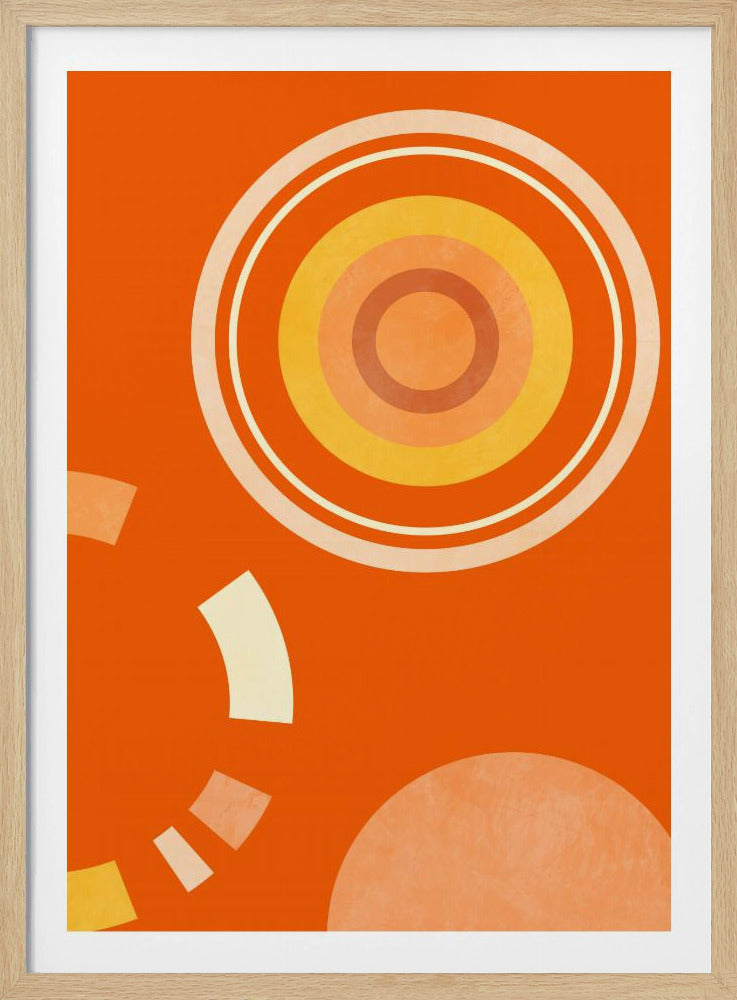 Frühlingsmitte Rhapsodie Orange 4 | Poster