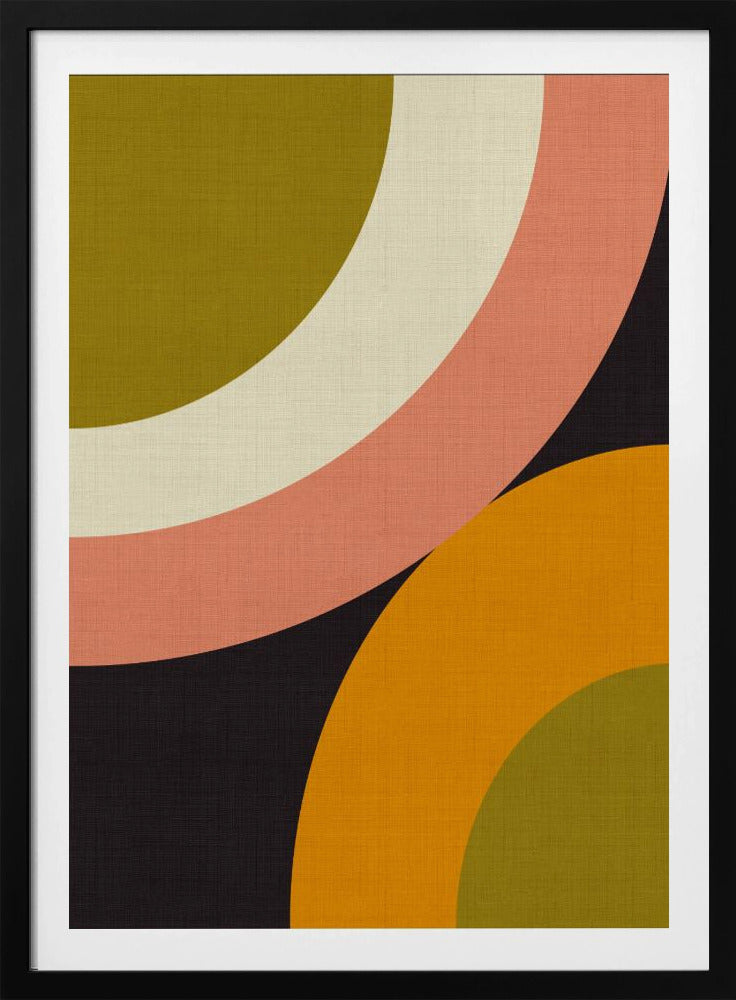 Geo Shapes Herbst 21 Abgerundet | Poster