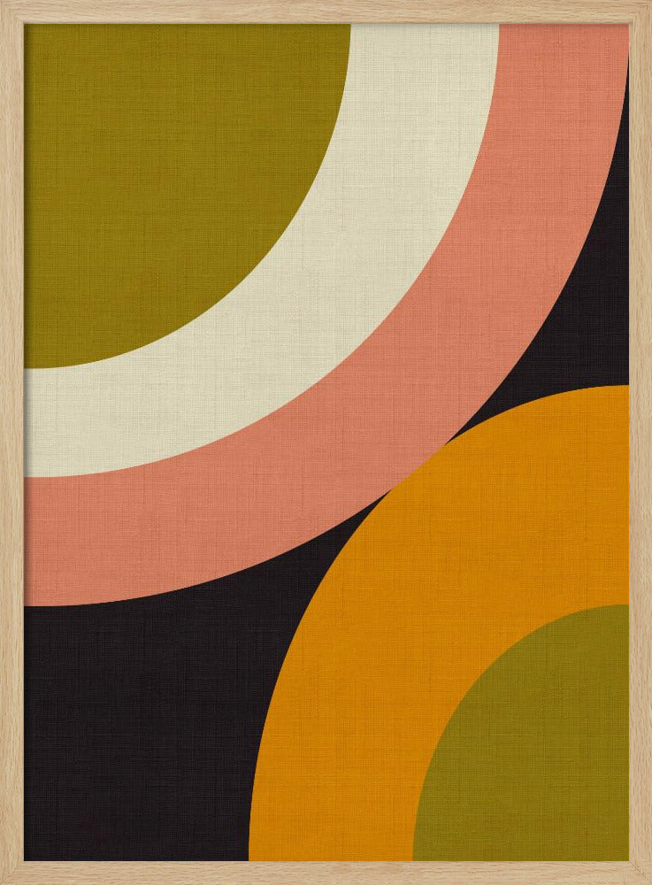 Geo Shapes Herbst 21 Abgerundet | Poster