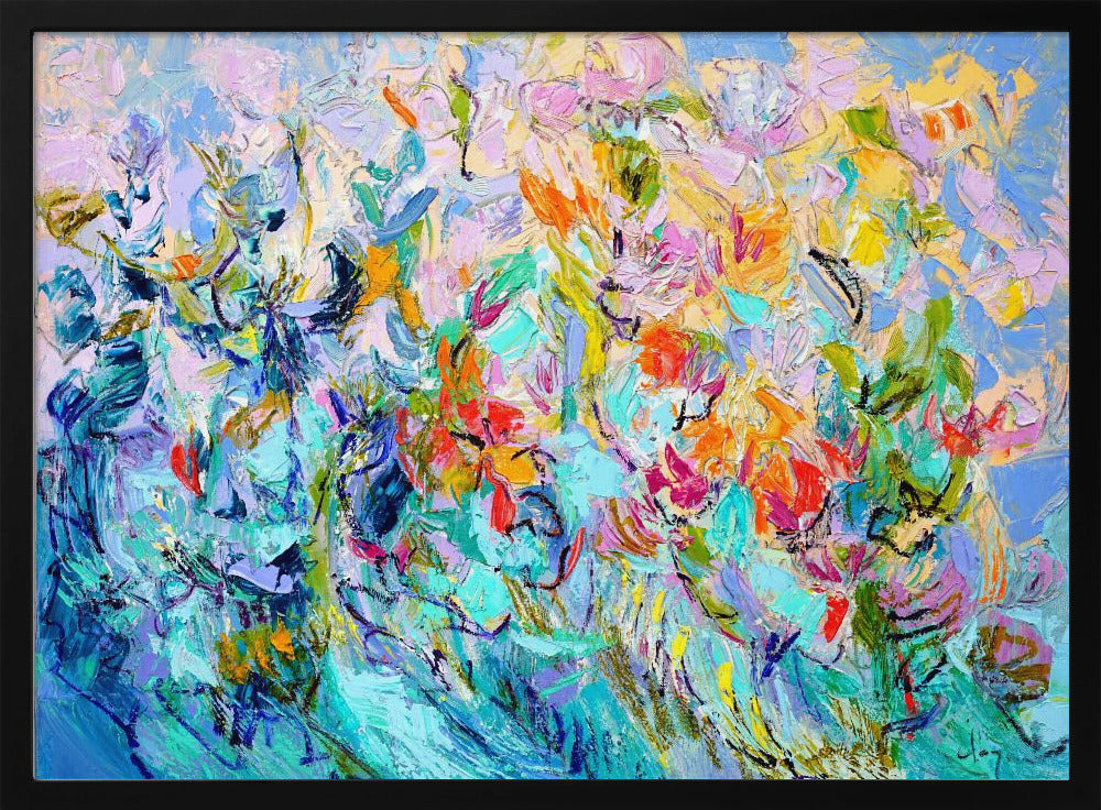 Strahlende florale Harmonie | Poster