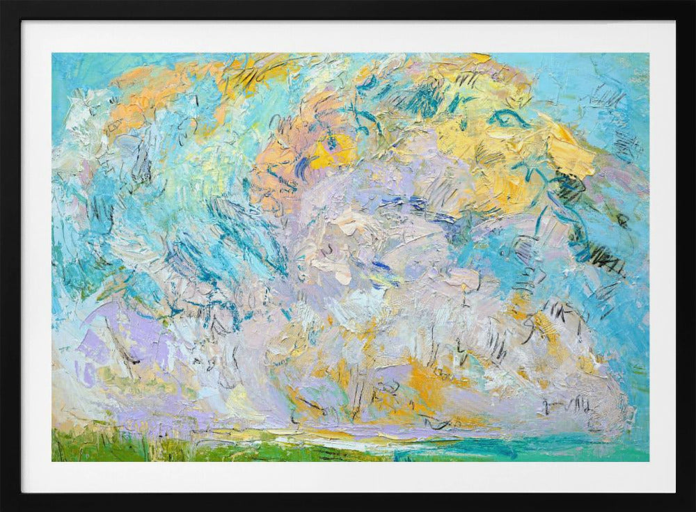 Wunderliche Wolkenlandschaft | Poster