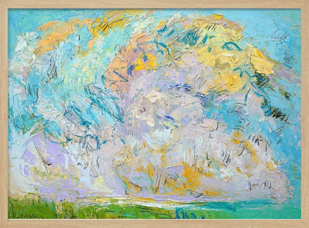 Wunderliche Wolkenlandschaft | Poster