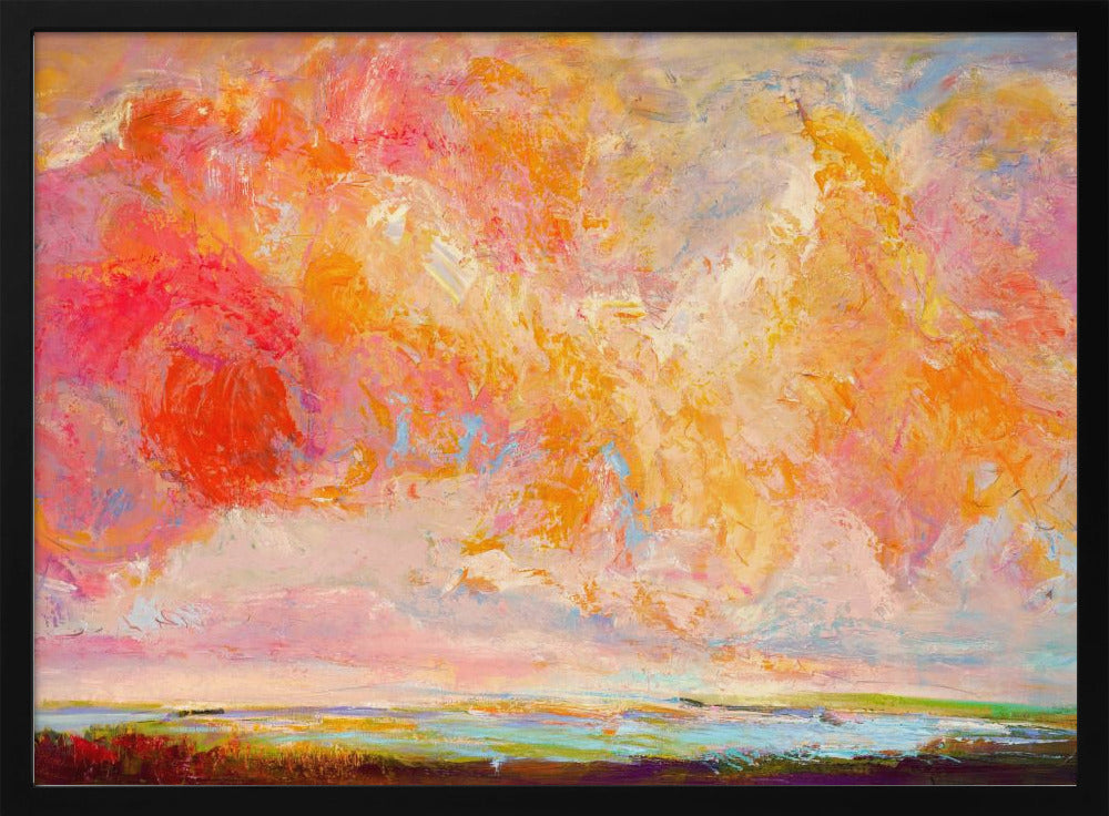 Feurige Himmelslandschaft | Poster