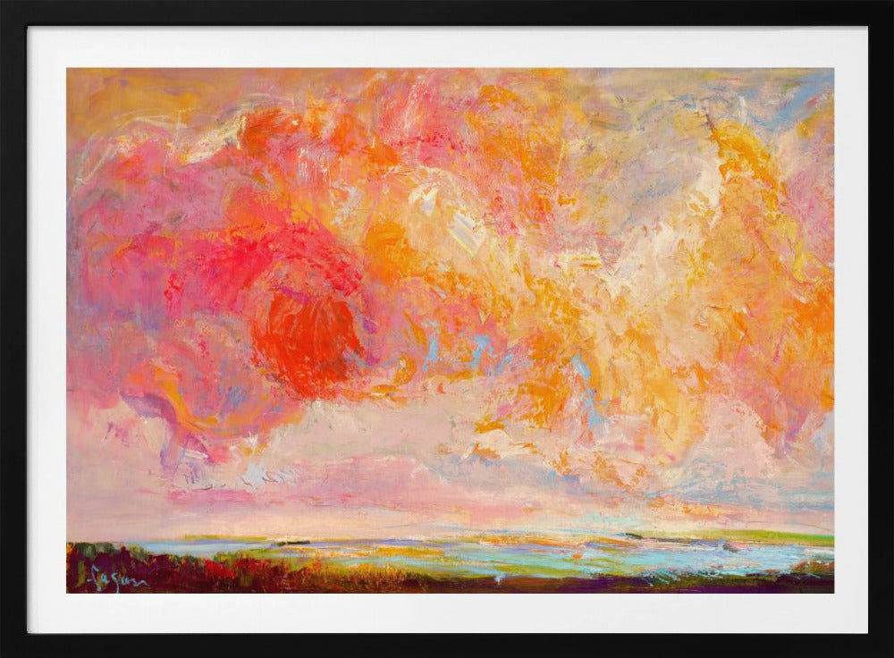 Feurige Himmelslandschaft | Poster