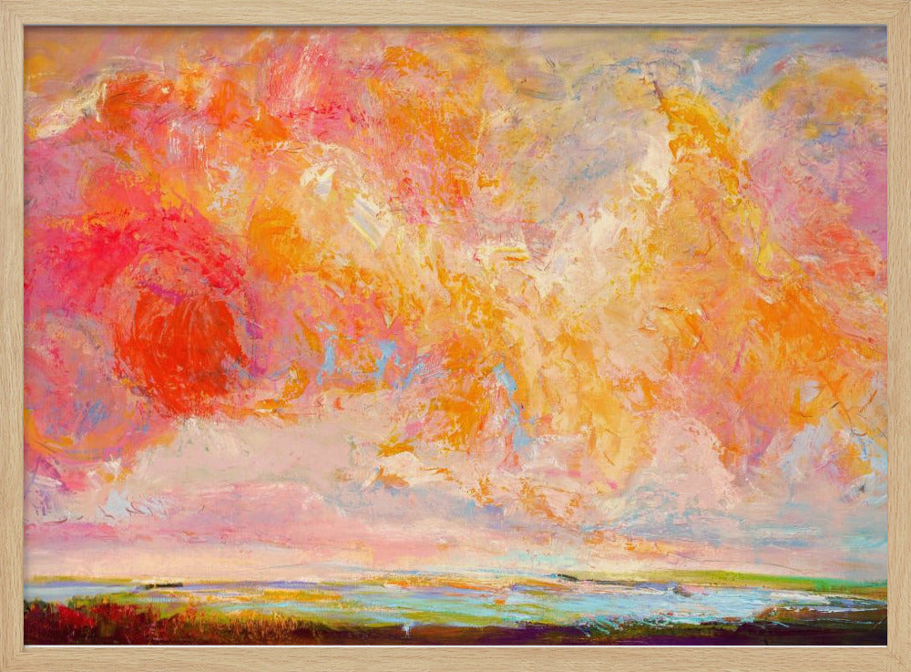 Feurige Himmelslandschaft | Poster