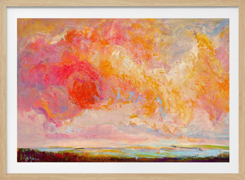 Feurige Himmelslandschaft | Poster
