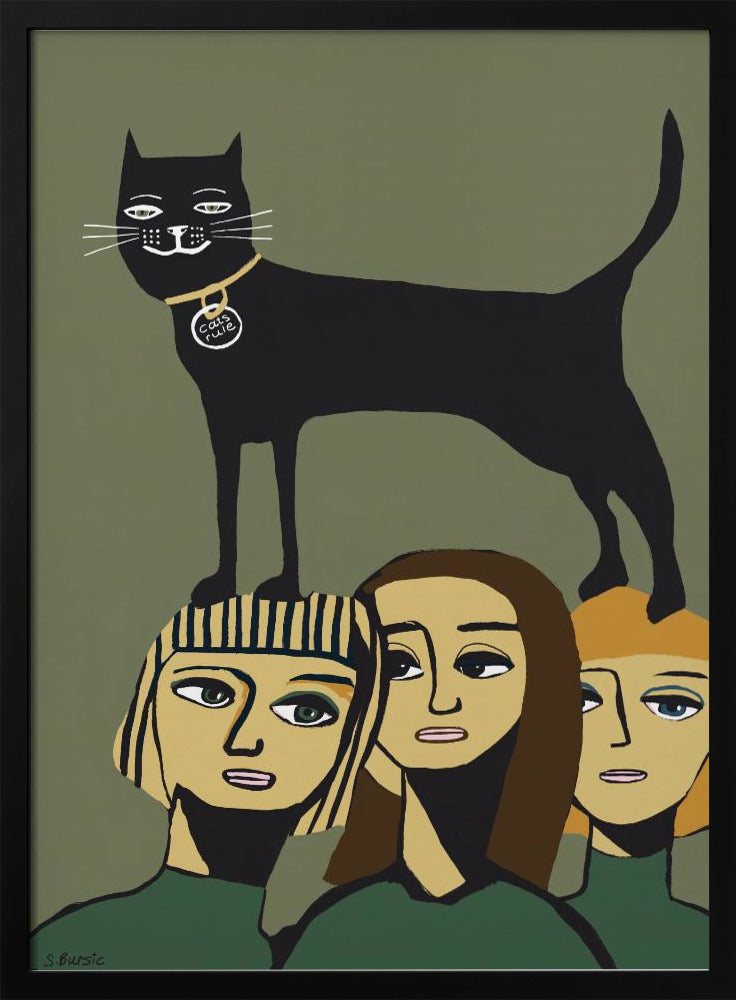 Schwarze Katze Regeln | Poster