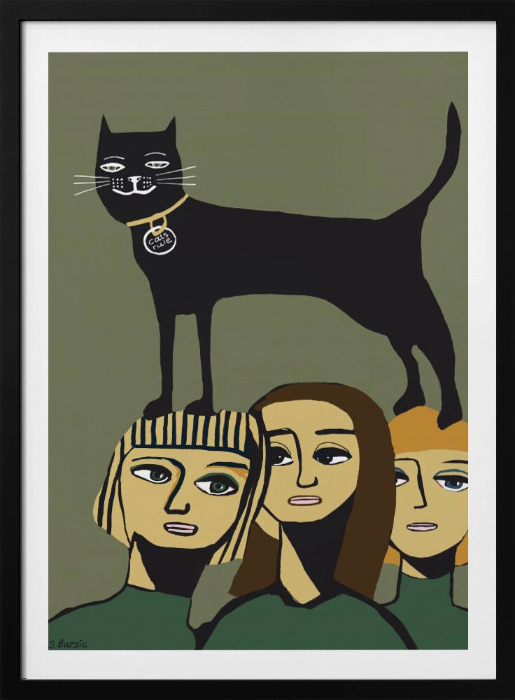 Schwarze Katze Regeln | Poster