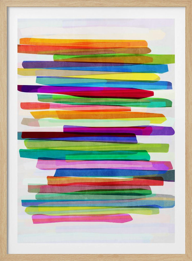 Colorful Stripes 1 | Poster