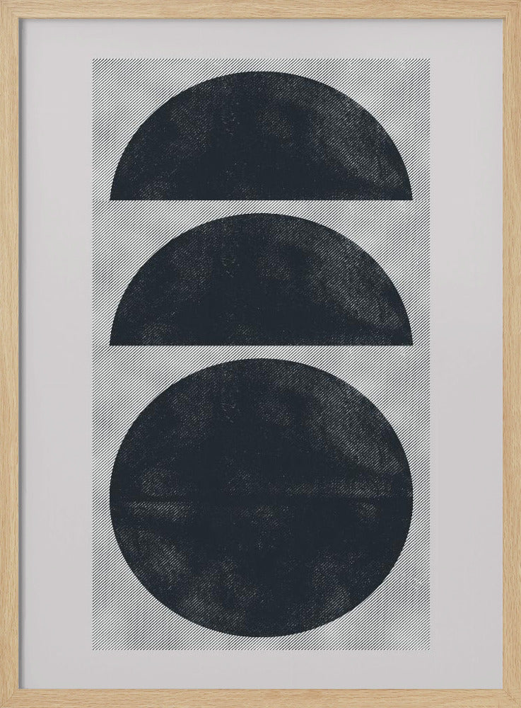 Geometrische Sonnenfinsternis | Poster