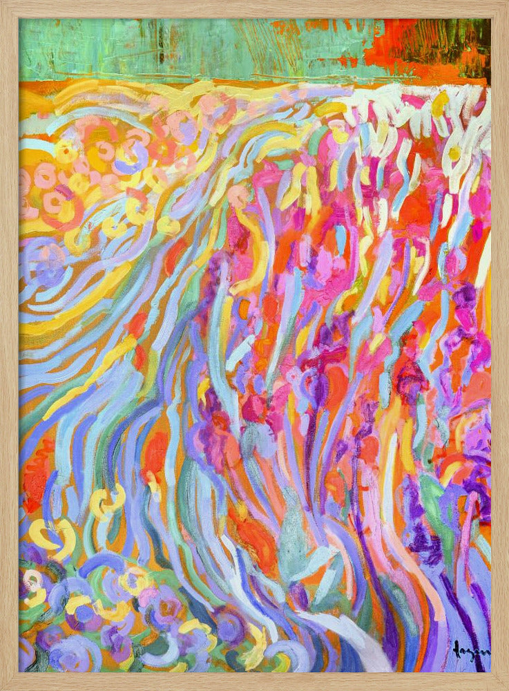 Brillante Blütenlandschaft | Poster