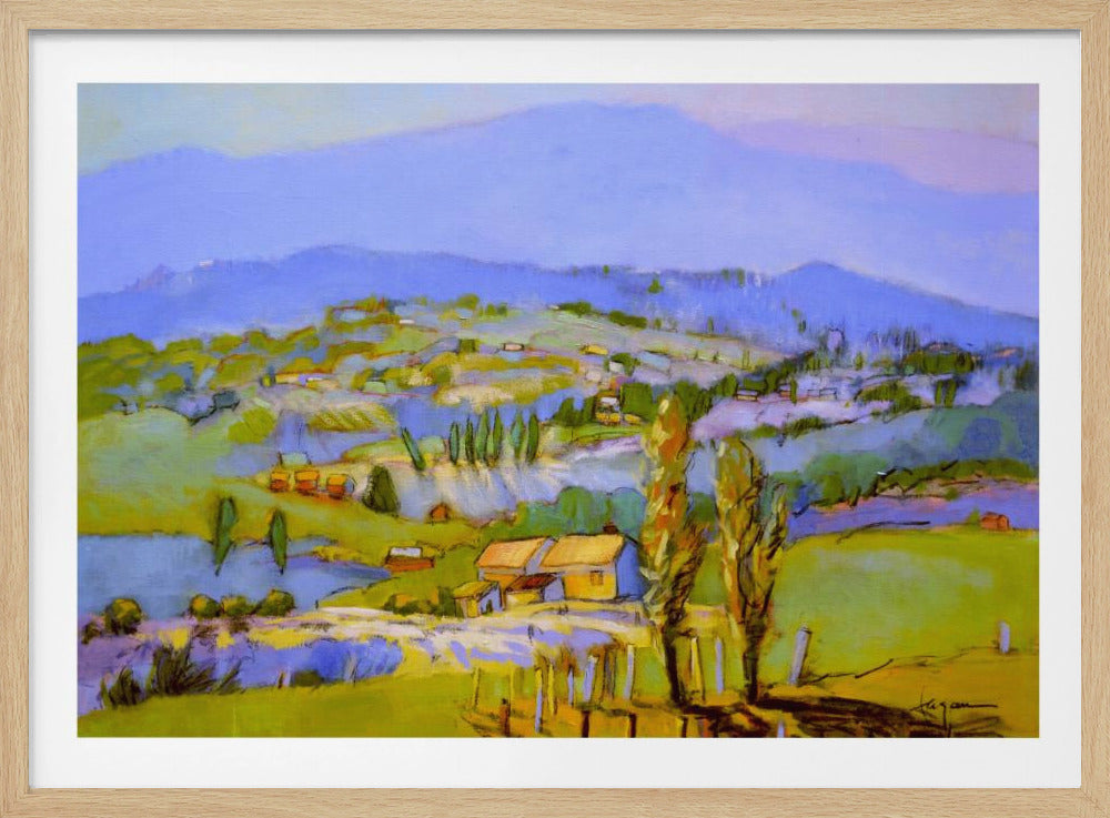 Goldene Tallandschaft | Poster