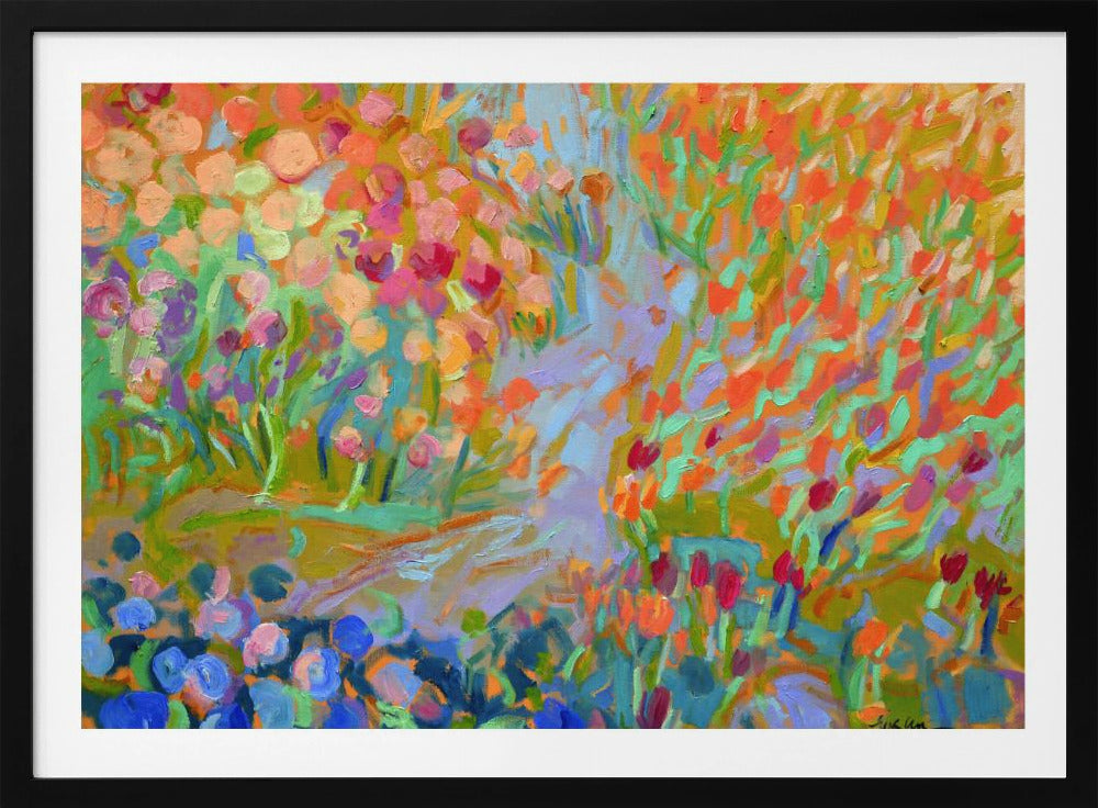 Vibrant Garden Path | Poster