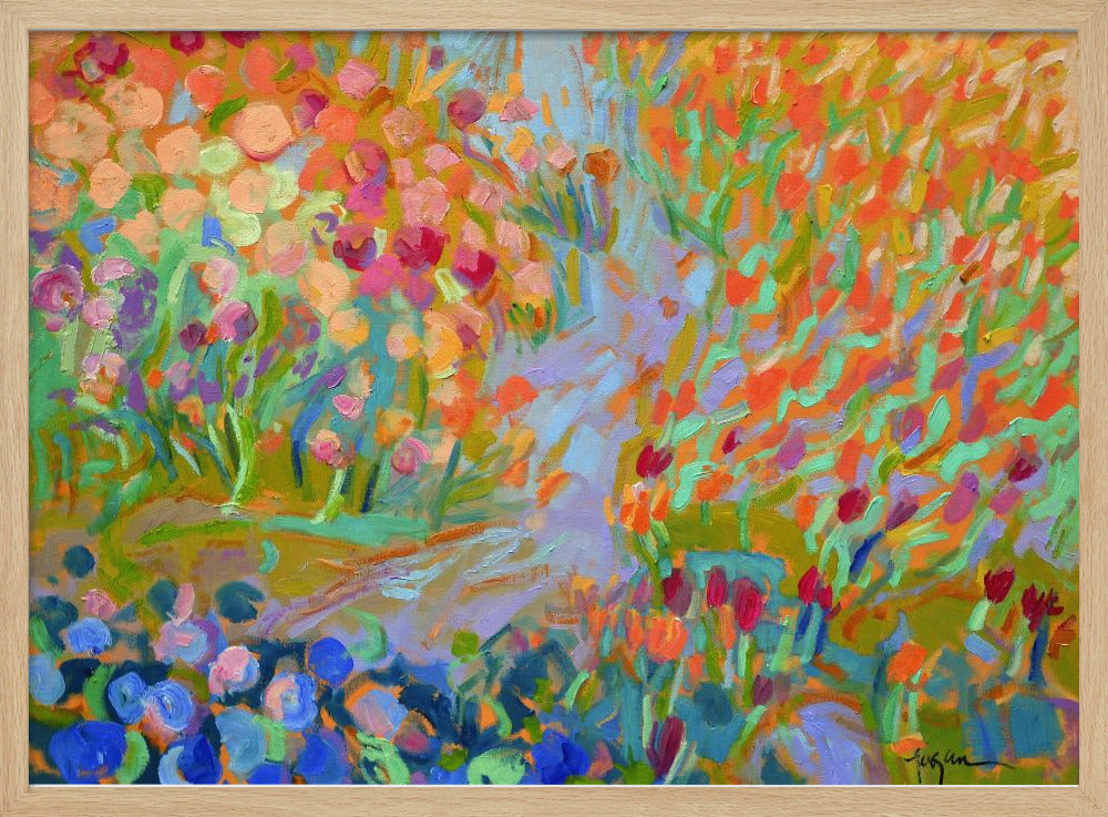 Vibrant Garden Path | Poster