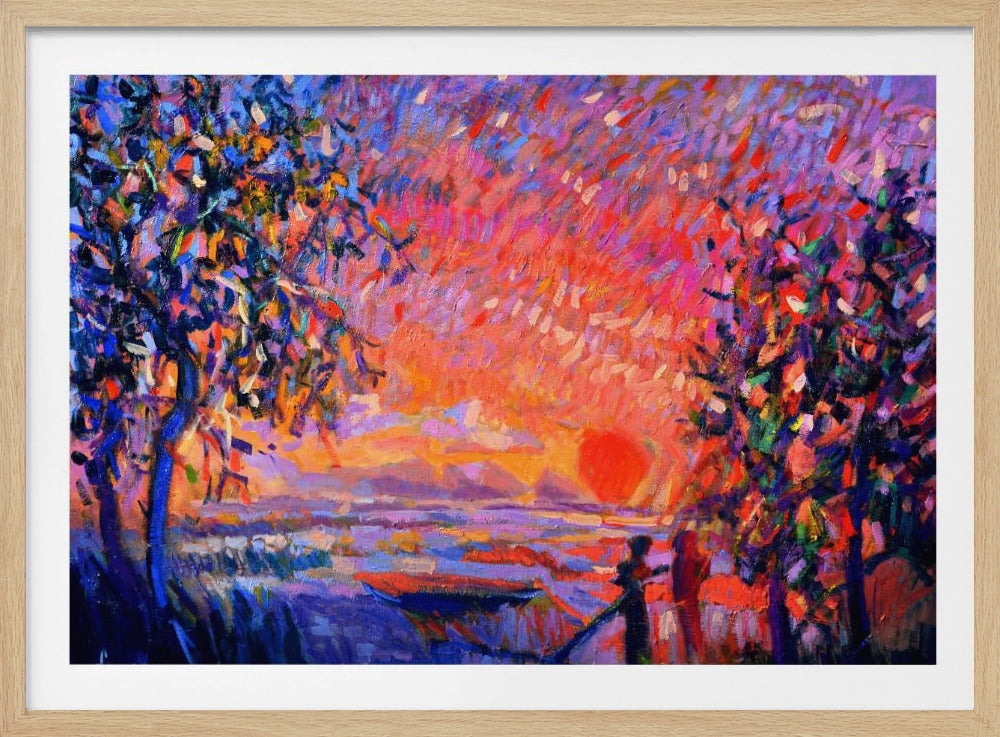 Lebendiges Abendlicht | Poster