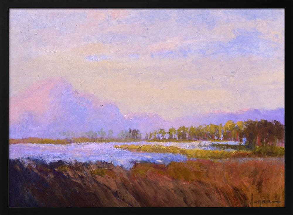 Ruhige Pastelllandschaft | Poster