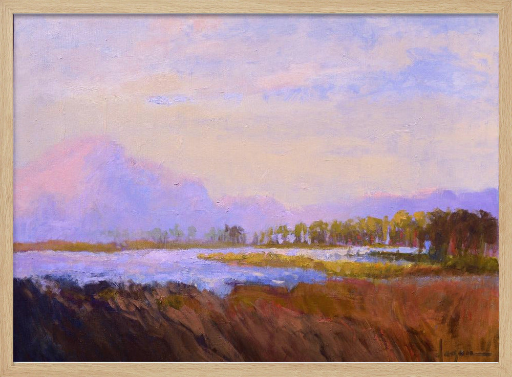 Ruhige Pastelllandschaft | Poster