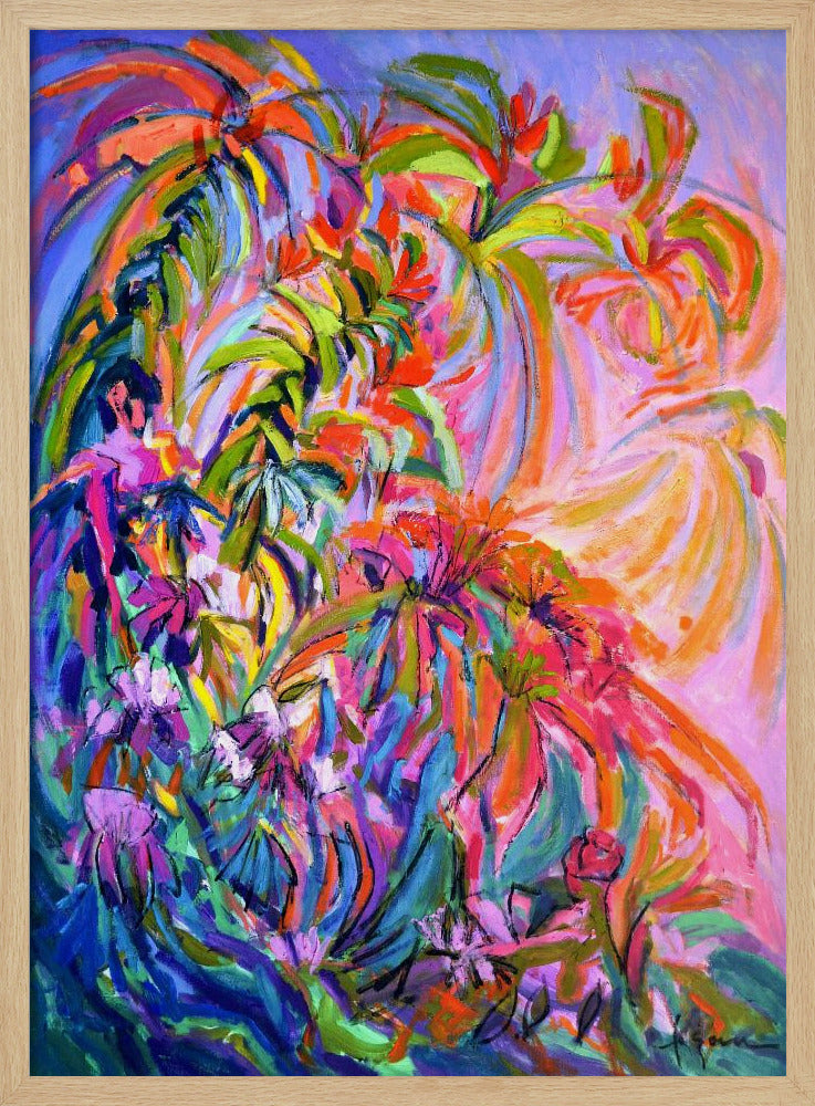Strahlendes Blumenballett | Poster