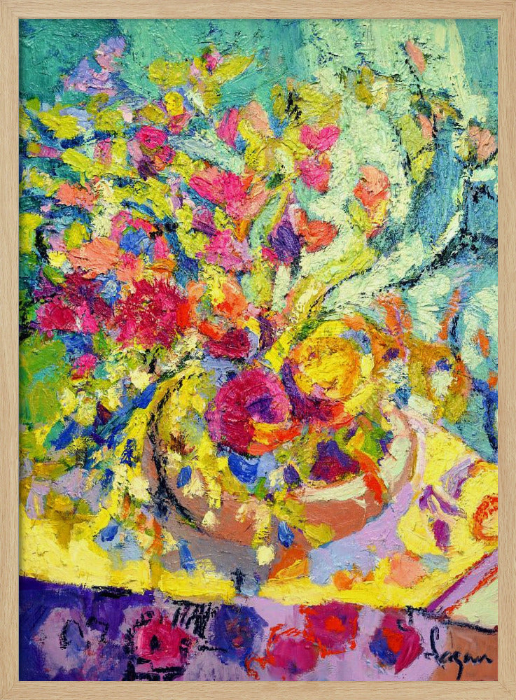 Strahlende florale Harmonie | Poster