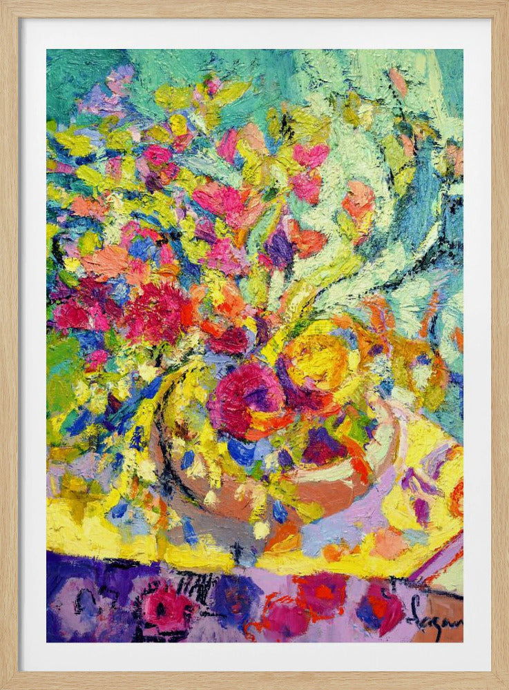 Strahlende florale Harmonie | Poster