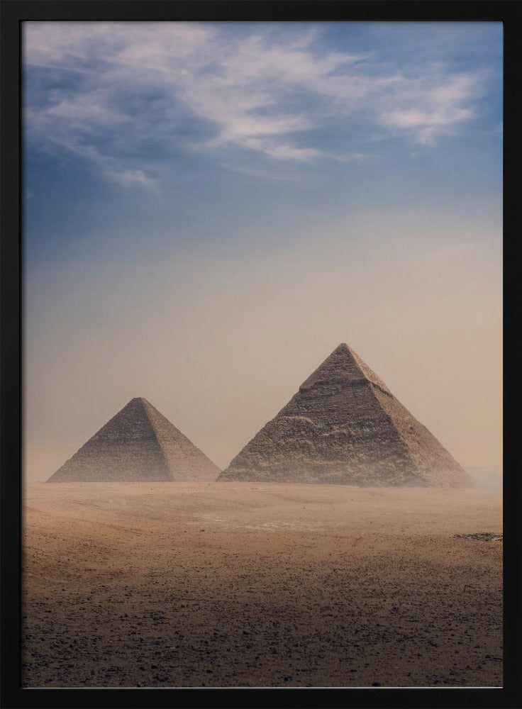 Große Pyramiden von Gizeh, Kairo, Ägypten | Poster
