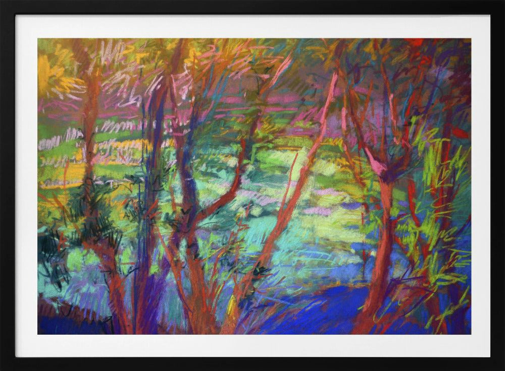 Lebendiger Waldfluss | Poster