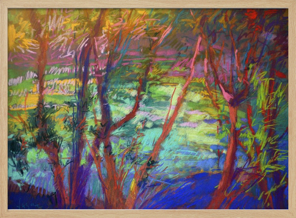 Lebendiger Waldfluss | Poster