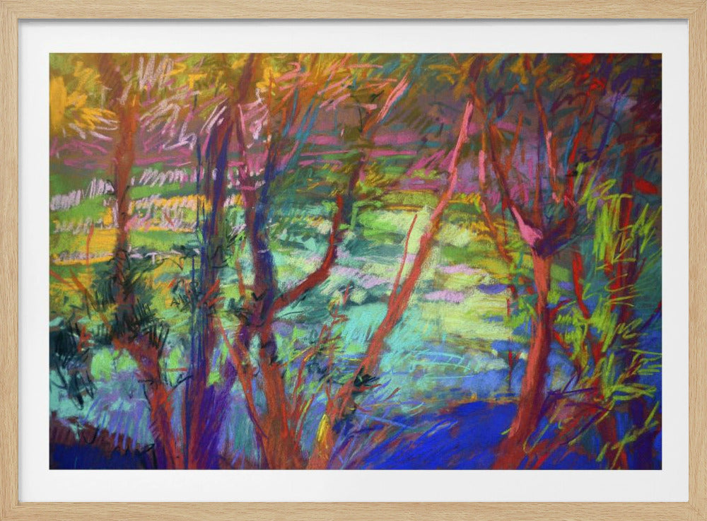 Lebendiger Waldfluss | Poster