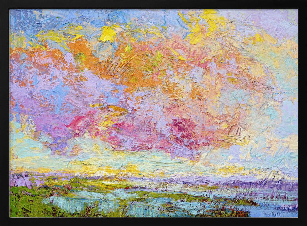 Abstrakter bunter Himmel | Poster