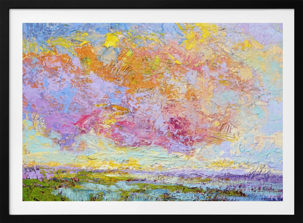 Abstrakter bunter Himmel | Poster