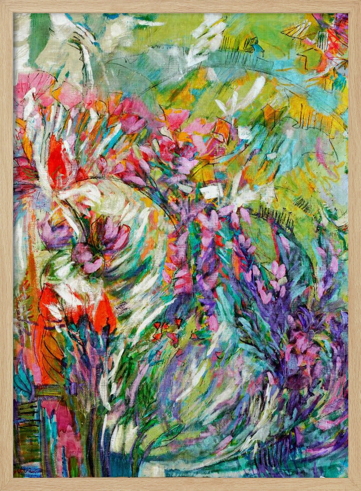 Rosa Blüten Abstrakt | Poster