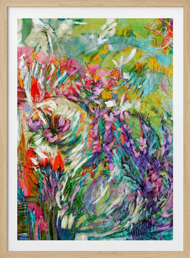 Rosa Blüten Abstrakt | Poster