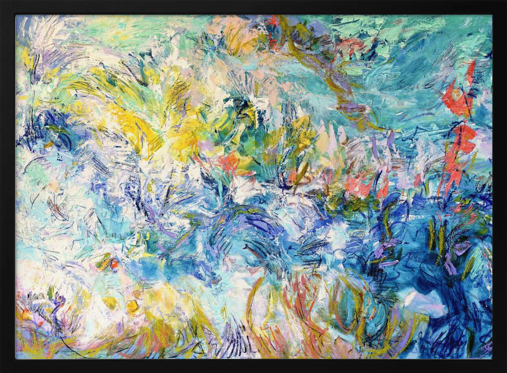 Impressionistisches buntes abstraktes Poster
